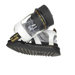 Dr. Martens Blaire white strappy‎ platform sandals women's 7